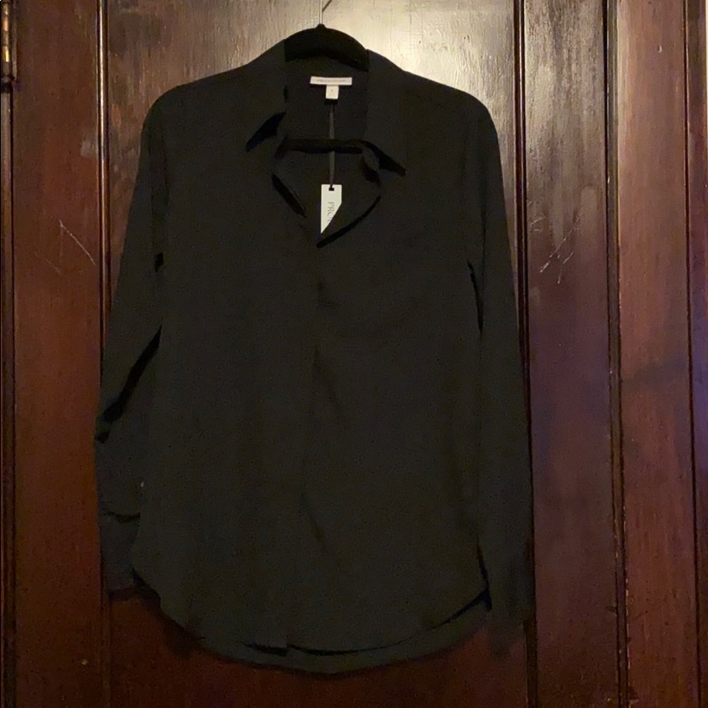 Black long sleeve button down